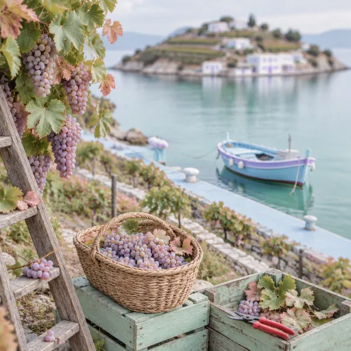 Grape Harvest by the Sea: Autumn on the Mediterranean's Wine Islands