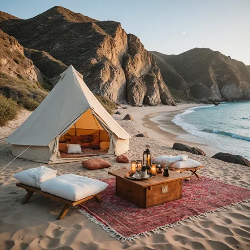 Elegant coastal escapes: refined camping in Baja California Norte