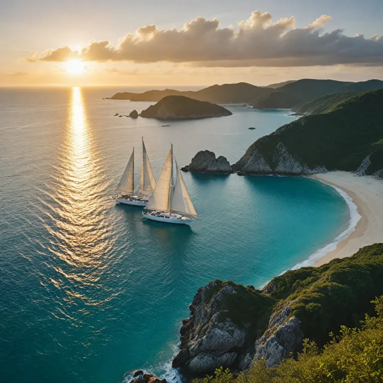 Sailing routes for refined island hopping across the world’s blue corridors